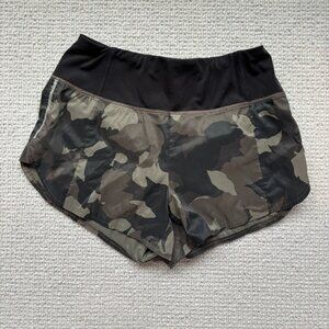 Athleta Free Short, Camo Print, 3.5" Inseam, Size XS
